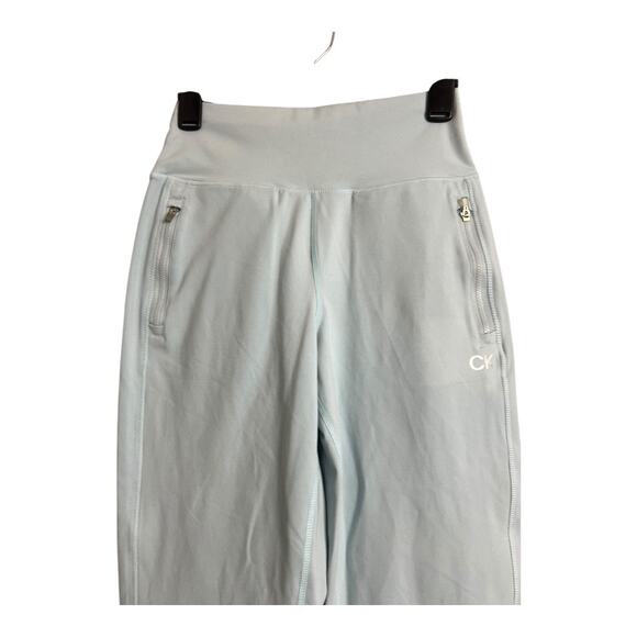 Calvin Klein Athletic Pants Joggers Performance Small Blue Comfy Casual Stretch - Picture 3 of 7